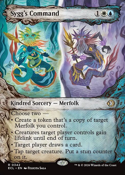 MTG Sygg's Command ECL 342 Borderless Nonfoil
