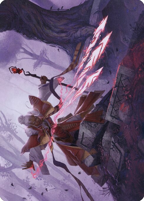 MTG Magic Missile AAFR 048 Art Card