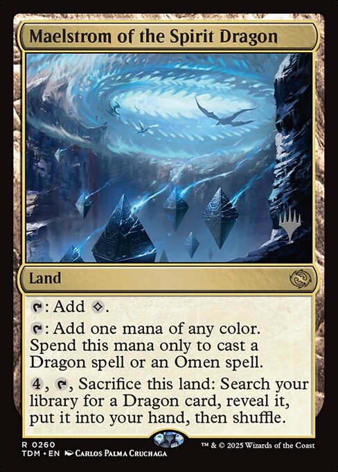 MTG Maelstrom of the Spirit Dragon PTDM 260p Promo Pack Foil