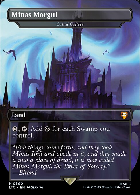 MTG Cabal Coffers LTC 360 Showcase Ring Foil