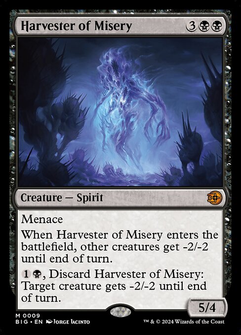 MTG Harvester of Misery BIG 009 Regular Foil