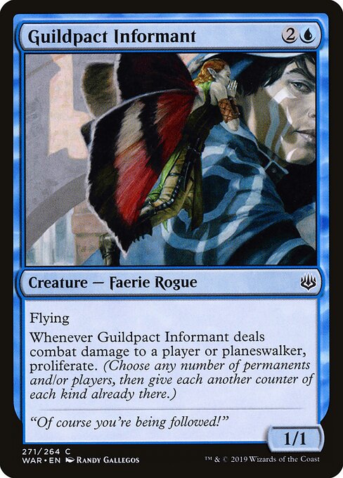 MTG Guildpact Informant WAR 271 Planeswalker Deck Nonfoil front