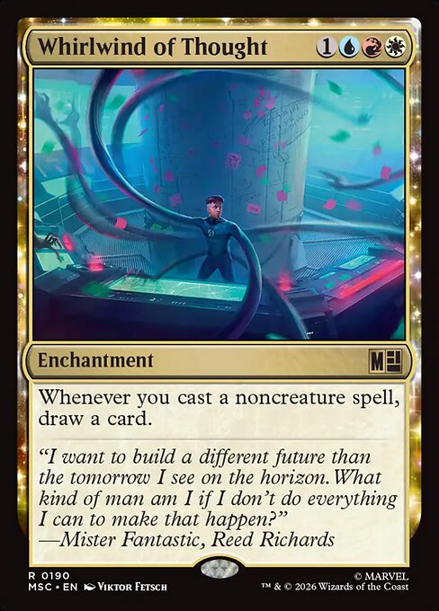 MTG Whirlwind of Thought MSC 190 Regular Nonfoil