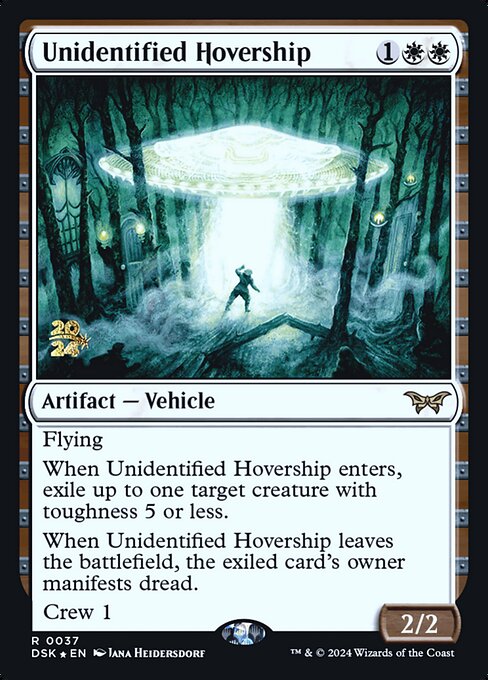 MTG Unidentified Hovership PDSK 037s Prerelease Foil