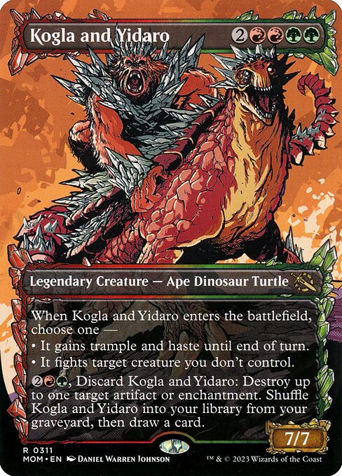 MTG Kogla and Yidaro MOM 311 Planar Showcase Nonfoil