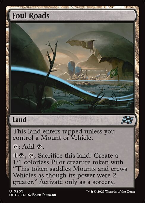 MTG Foul Roads DFT 255 Regular Nonfoil