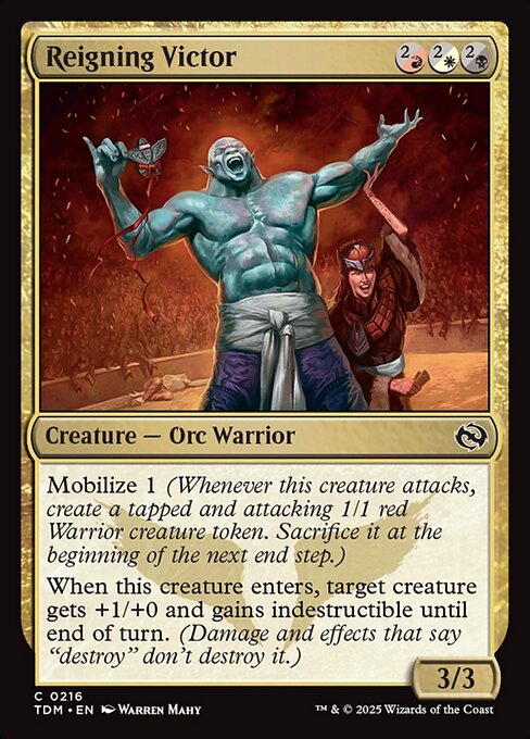 MTG Reigning Victor TDM 216 Regular Foil