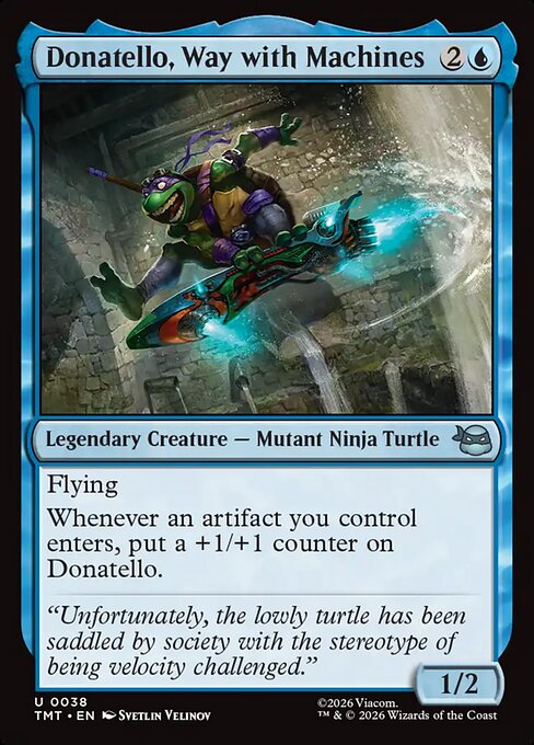 MTG Donatello, Way with Machines TMT 038 Regular Nonfoil