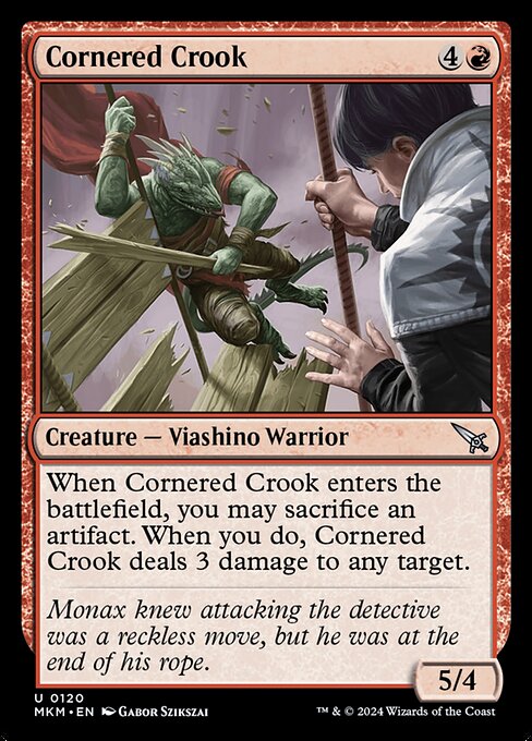 MTG Cornered Crook MKM 120 Regular Nonfoil