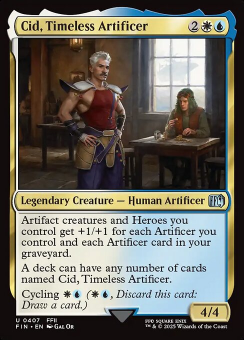 MTG Cid, Timeless Artificer FIN 407 Cid Alternate Art Nonfoil