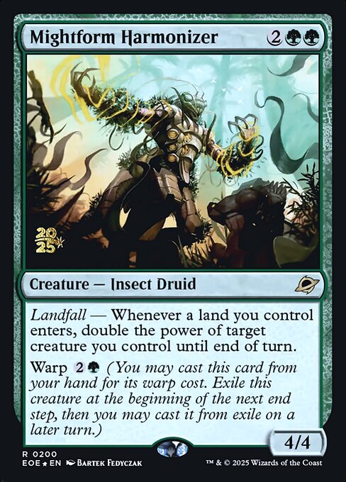 MTG Mightform Harmonizer PEOE 200s Prerelease Foil