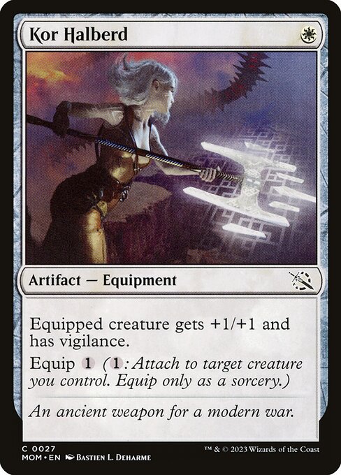 MTG Kor Halberd MOM 027 Regular Nonfoil