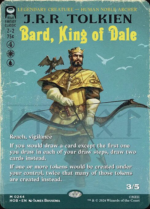 MTG Bard, King of Dale HOB 244 Alternate Art Nonfoil