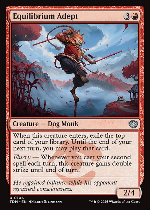 MTG Equilibrium Adept TDM 106 Regular Foil