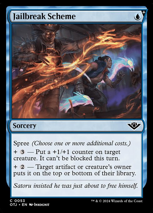 MTG Jailbreak Scheme OTJ 053 Regular Foil