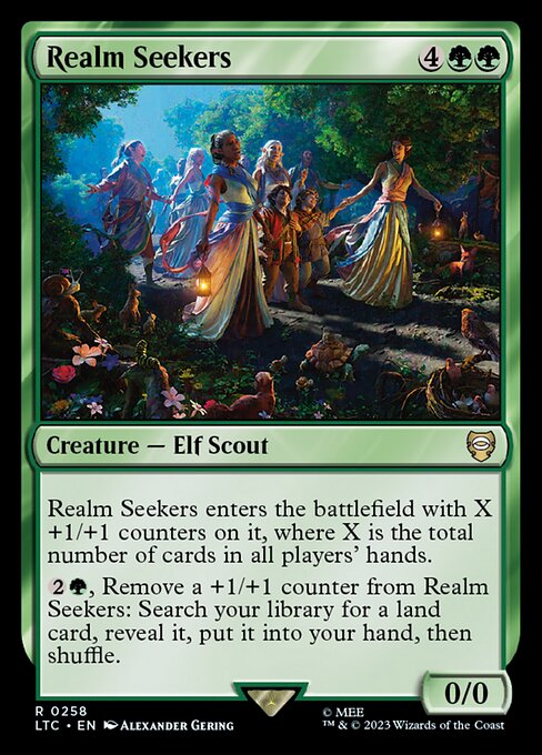 MTG Realm Seekers LTC 258 Alternate Art Nonfoil