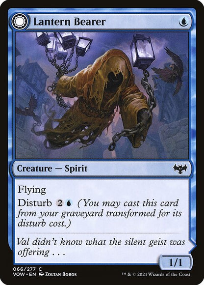 MTG Lantern Bearer // Lanterns' Lift VOW 066 Standard Foil front