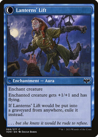 MTG Lantern Bearer // Lanterns' Lift VOW 066 Standard Nonfoil reverse
