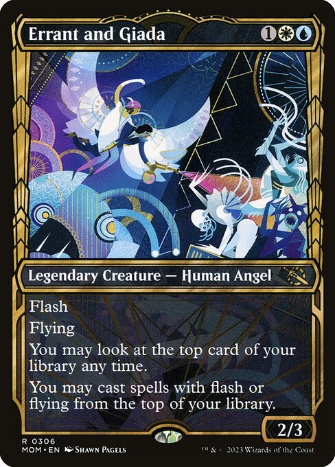 MTG Errant and Giada MOM 306 Planar Showcase Nonfoil