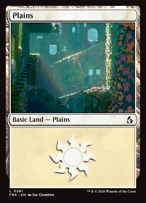 MTG Plains FRA 281 Standard Nonfoil front