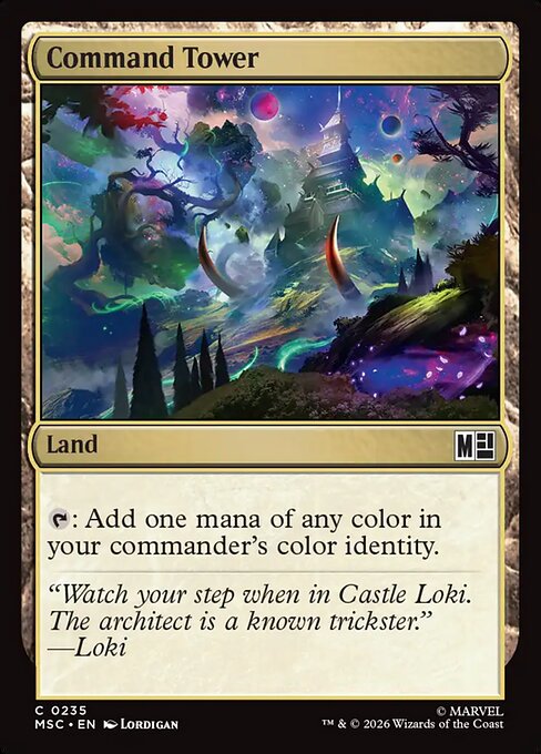 MTG Command Tower MSC 235 Regular Nonfoil