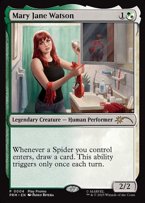MTG Mary Jane Watson PW25 011 WPN Play Promo Nonfoil