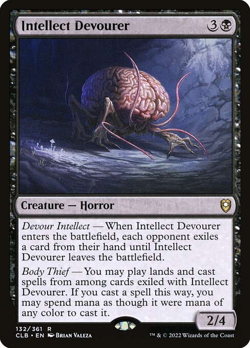 MTG Intellect Devourer CLB 132 Regular Nonfoil