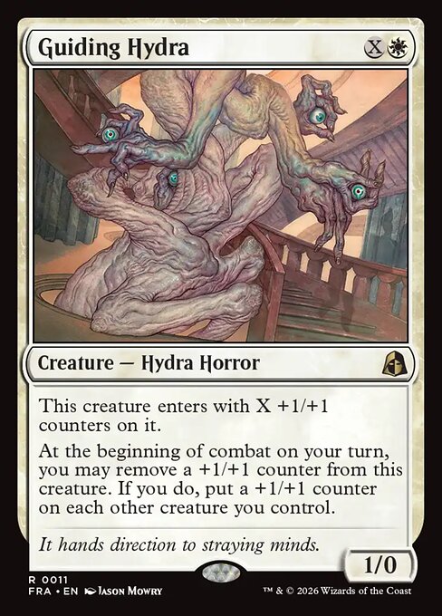MTG Guiding Hydra FRA 011 Standard Foil front