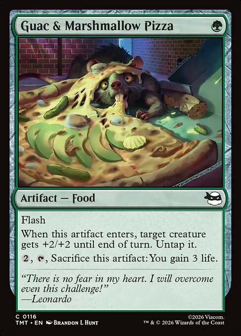 MTG Guac & Marshmallow Pizza TMT 116 Regular Foil