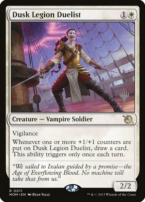 MTG Dusk Legion Duelist PMOM 011p Promo Pack Foil