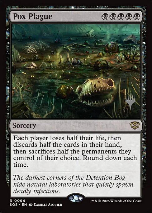 MTG Pox Plague PSOS 094P Promo Pack Nonfoil
