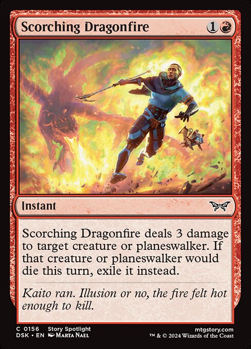 MTG Scorching Dragonfire DSK 156 Regular Foil