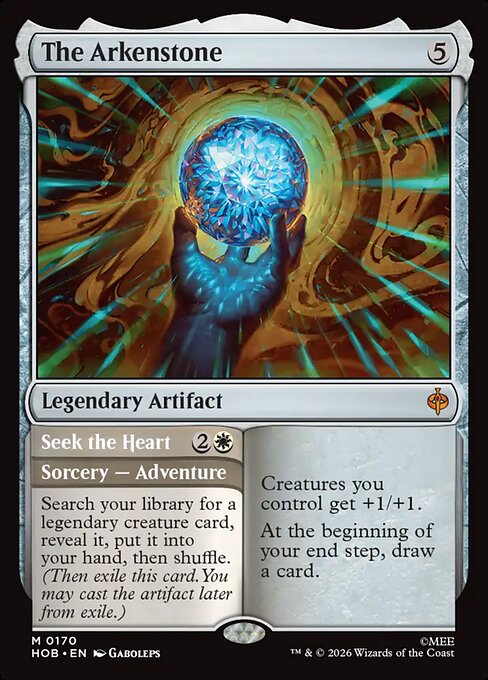 MTG The Arkenstone // Seek the Heart HOB 170 Regular Foil
