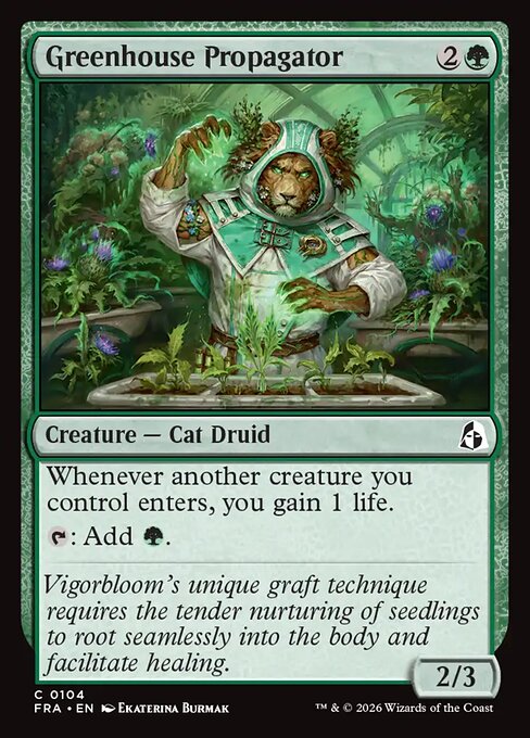 MTG Greenhouse Propagator FRA 104 Standard Foil front