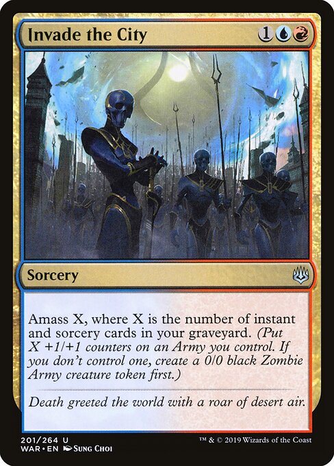MTG Invade the City WAR 201 Standard Foil front