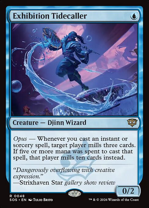 MTG Exhibition Tidecaller SOS 048 Regular Foil
