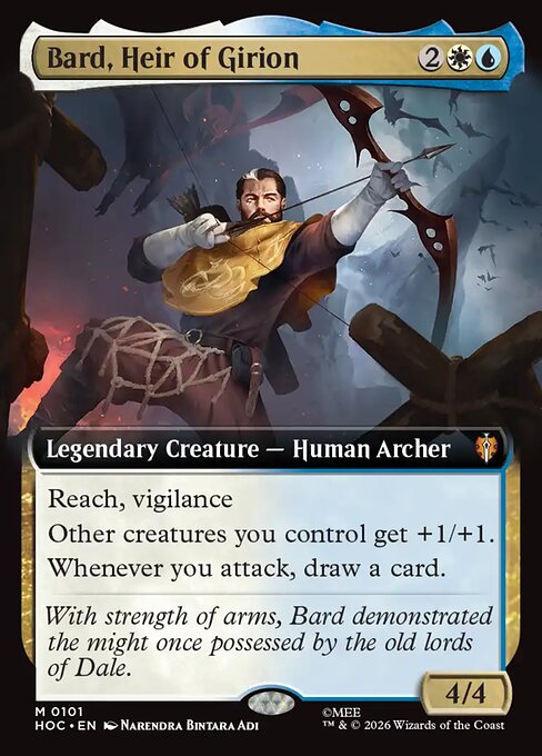MTG Bard, Heir of Girion HOC 101 Regular Nonfoil