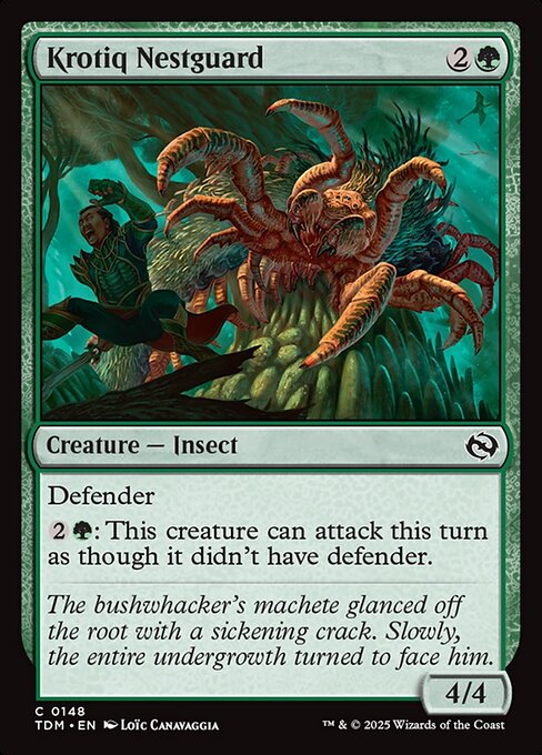 MTG Krotiq Nestguard TDM 148 Regular Foil