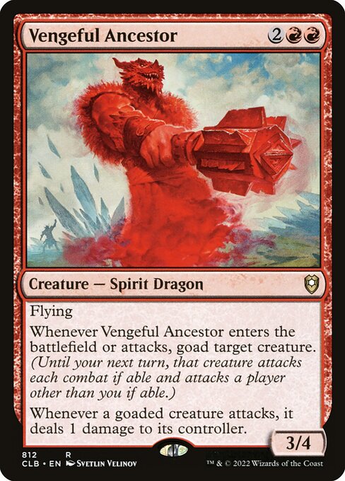 MTG Vengeful Ancestor CLB 812 Commander Deck Nonfoil