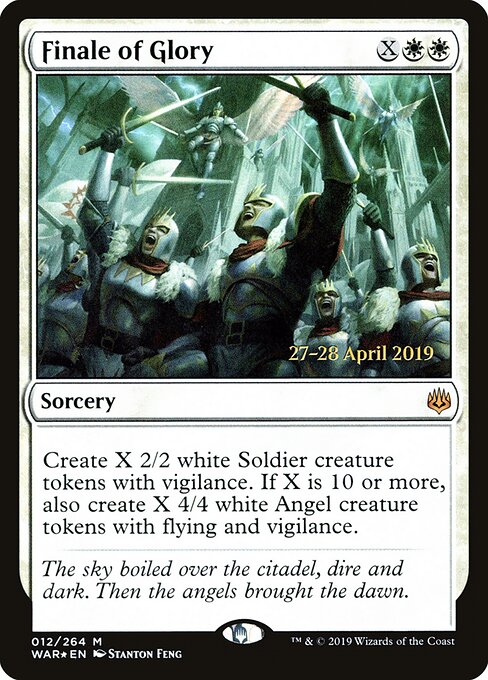 MTG Finale of Glory PWAR 012S Prerelease Promo Foil front