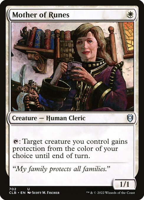 MTG Mother of Runes CLB 702 Commander Deck Nonfoil
