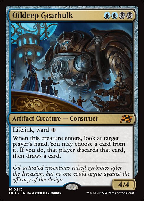MTG Oildeep Gearhulk DFT 215 Regular Foil