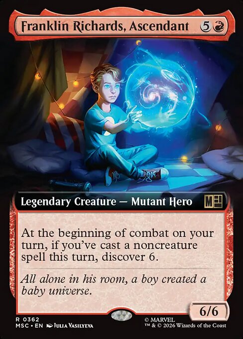 MTG Franklin Richards, Ascendant MSC 362 Extended Art Nonfoil