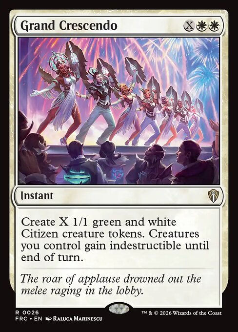 MTG Grand Crescendo FRC 026 Standard Nonfoil front