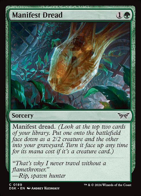 MTG Manifest Dread DSK 189 Regular Nonfoil