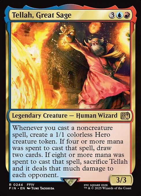 MTG Tellah, Great Sage FIN 244 Regular Nonfoil