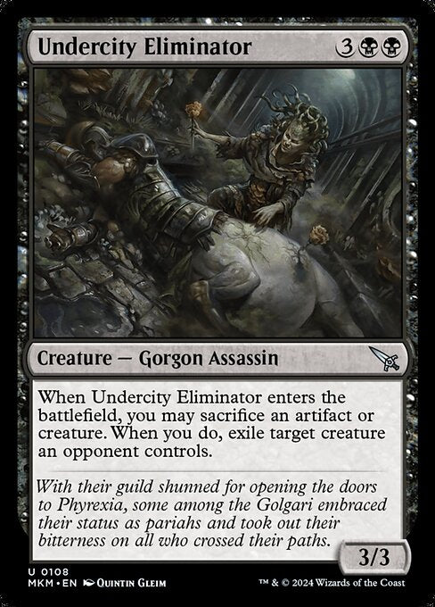 MTG Undercity Eliminator MKM 108 Regular Foil
