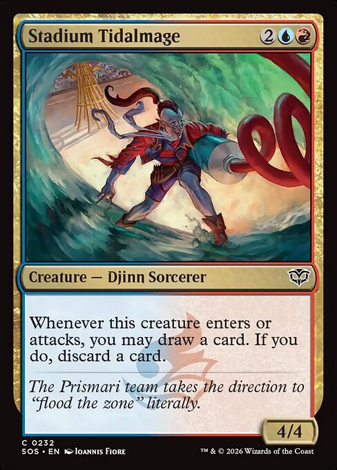 MTG Stadium Tidalmage SOS 232 Regular Foil