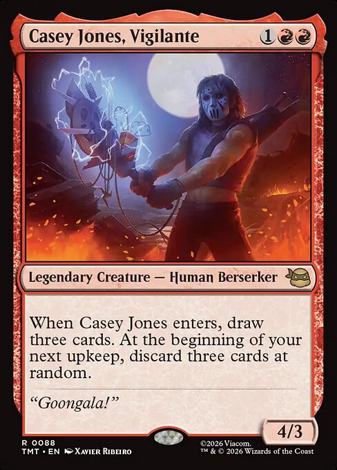 MTG Casey Jones, Vigilante TMT 088 Regular Foil