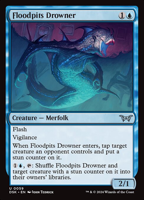 MTG Floodpits Drowner DSK 059 Regular Foil